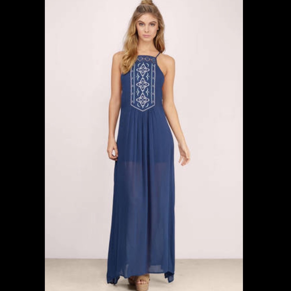 Navy Maxi Dress